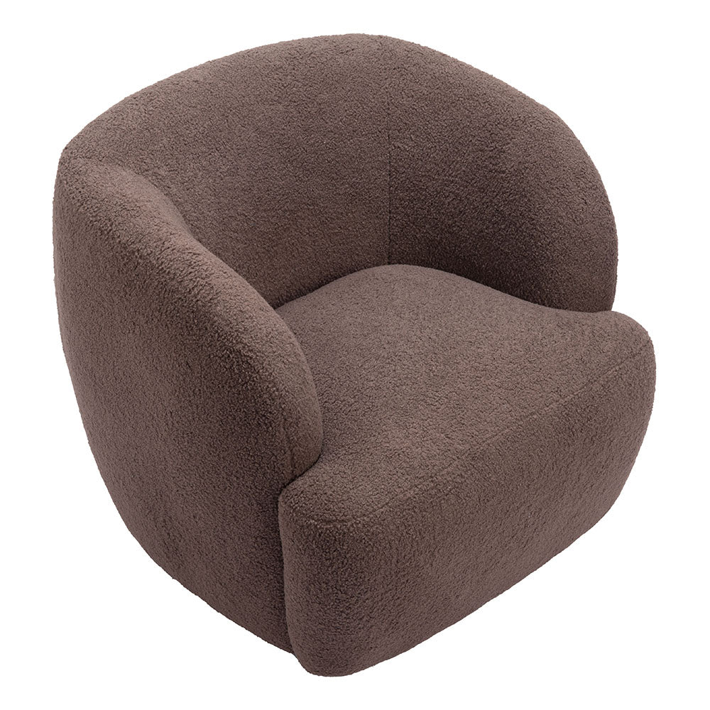 GOVAN SWIVEL CHAIR BROWN