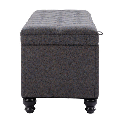 HALIFAX STORAGE BENCH GRAVEL GRAY
