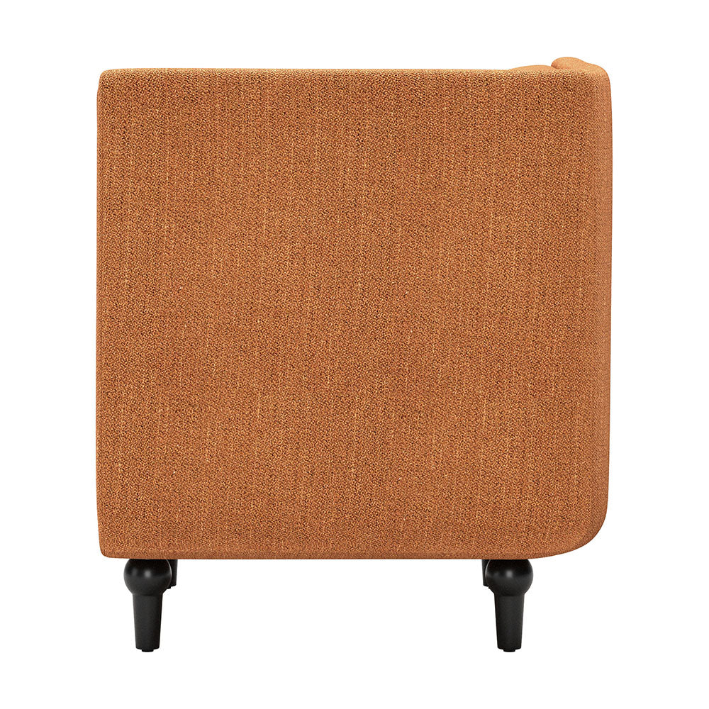 MALBEN CORNER CHAIR BROWN