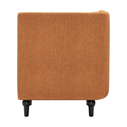 MALBEN CORNER CHAIR BROWN