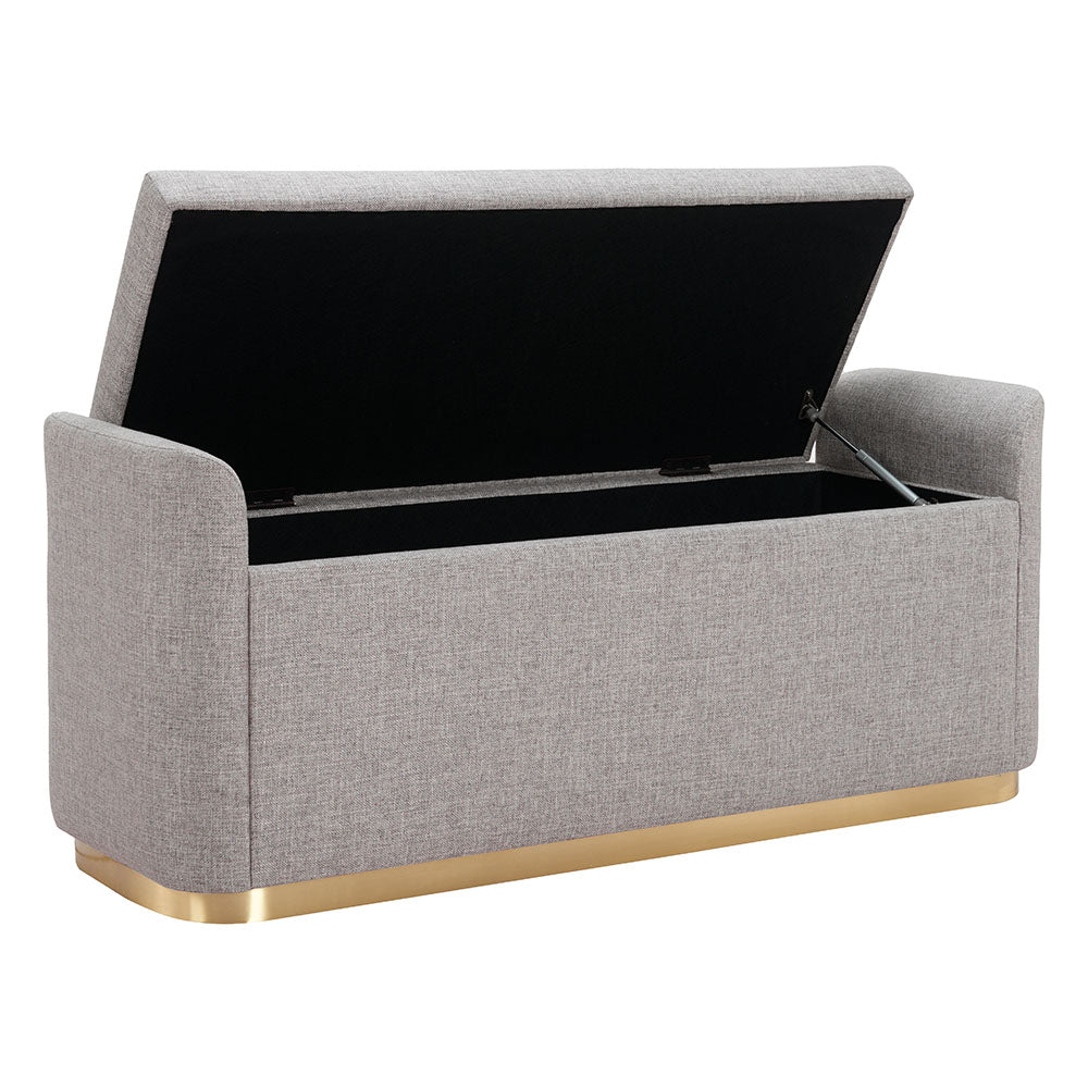 DOBO STORAGE BENCH GRAY