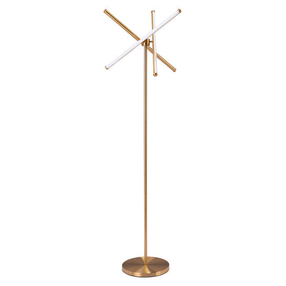 GARZA FLOOR LAMP BRASS
