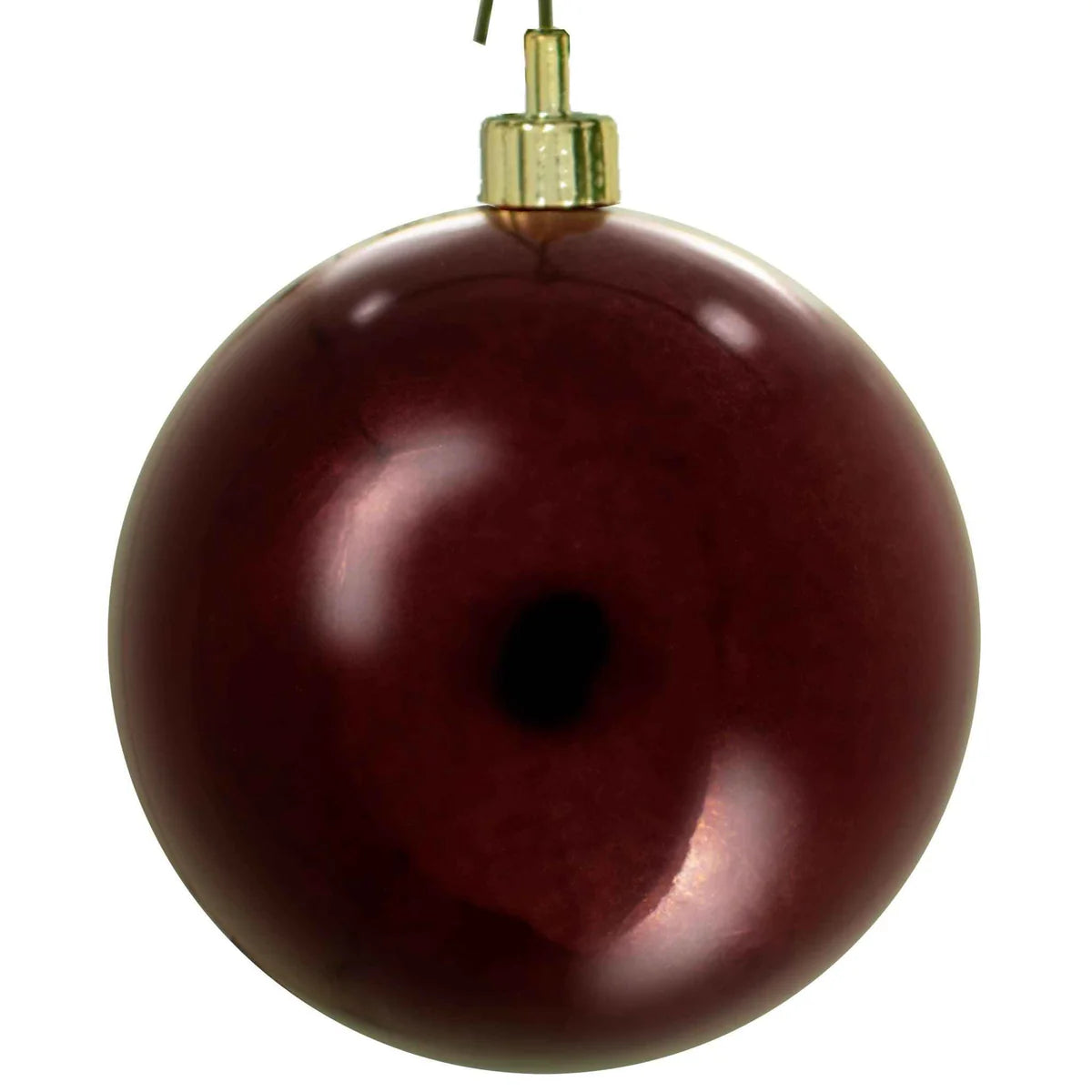 DARK RED BURGUNDY BALL ORNAMENTS