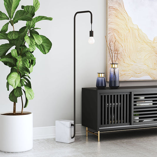 LANCIA FLOOR LAMP BLACK