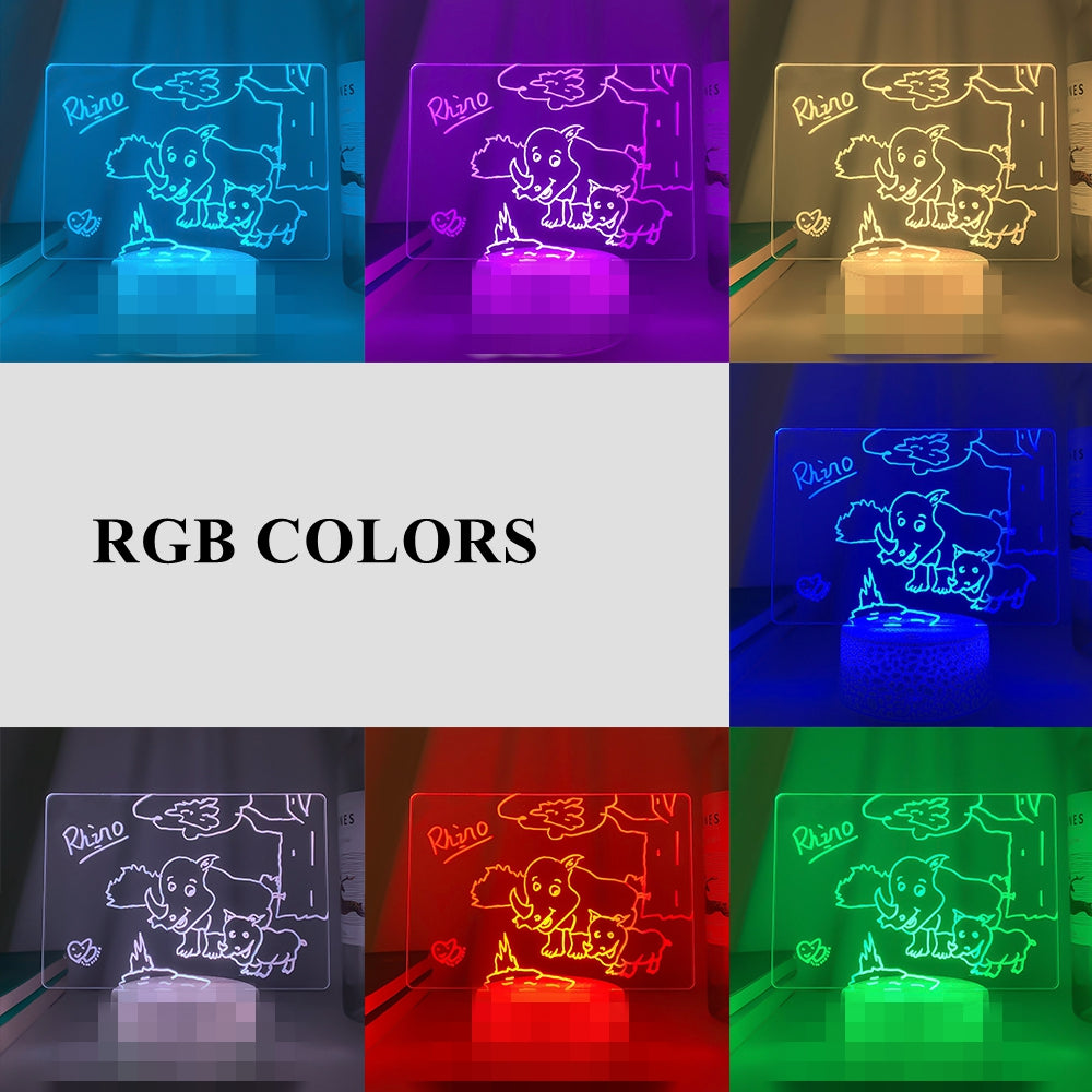 The "Luna" Acrylic Message & Glow Board