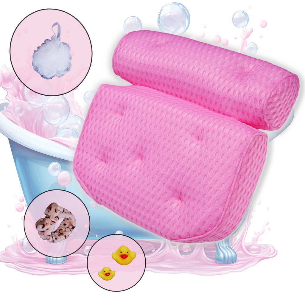 The Oaklyn Rose-Cradle | Orthopedic 4D Mesh Bath Pillow