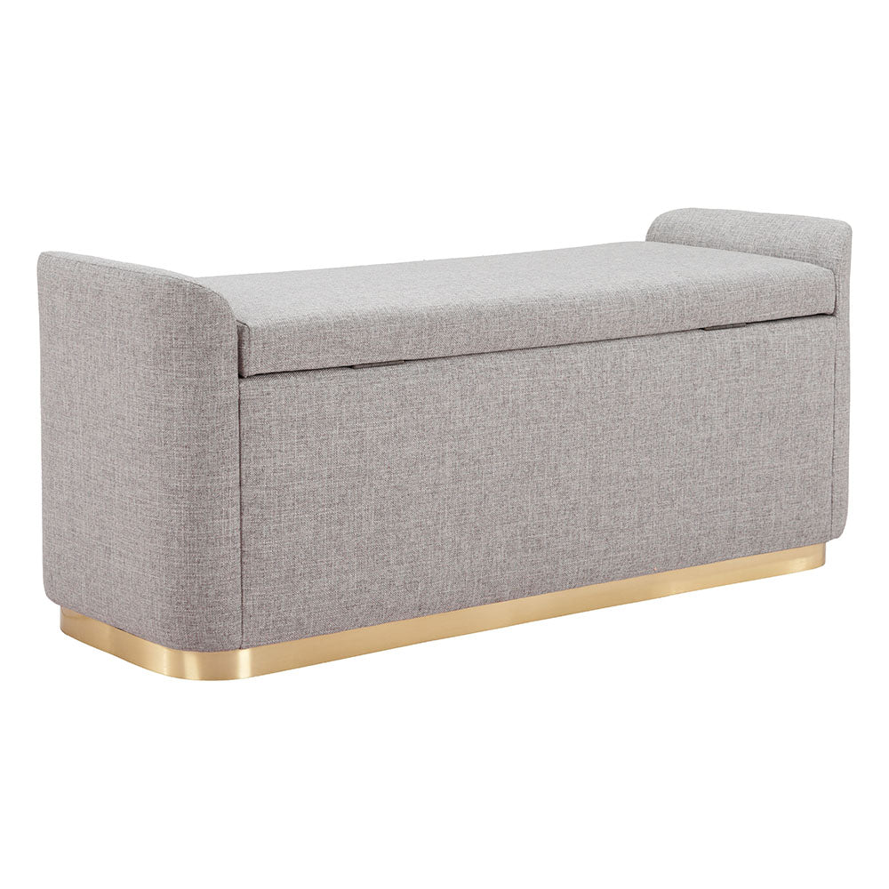 DOBO STORAGE BENCH GRAY