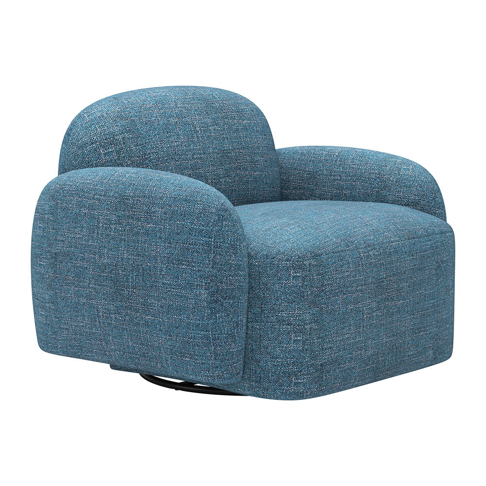 CLEO SWIVEL CHAIR BLUE