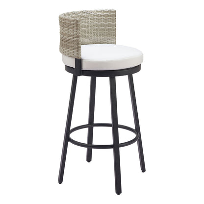MIDNIGHT WAVE BARSTOOL WHITE