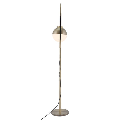 WATERLOO FLOOR LAMP WHITE & BRONZE