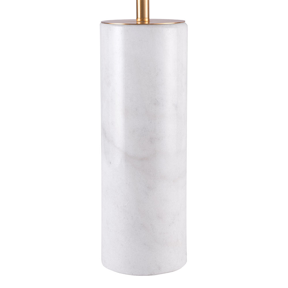 CIARA TABLE LAMP BEIGE & WHITE