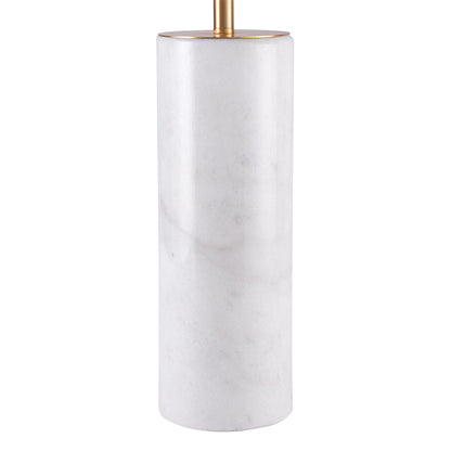 CIARA TABLE LAMP BEIGE & WHITE