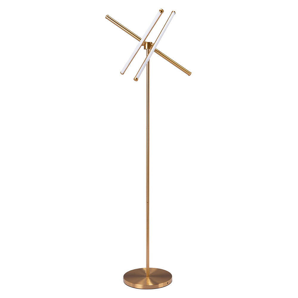 GARZA FLOOR LAMP BRASS