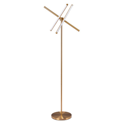 GARZA FLOOR LAMP BRASS