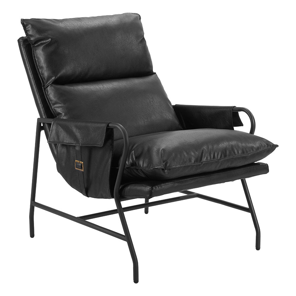 HALAUS ACCENT CHAIR BLACK