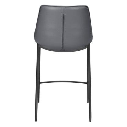 MAGNUS COUNTER STOOL DARK GRAY & BLACK