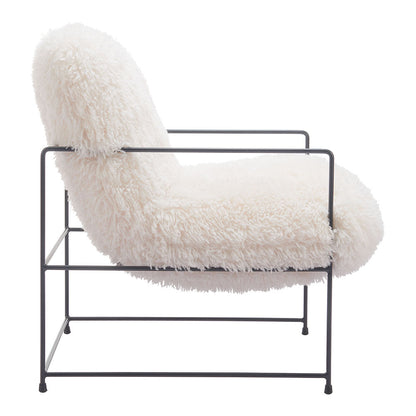 PELUT ACCENT CHAIR WHITE
