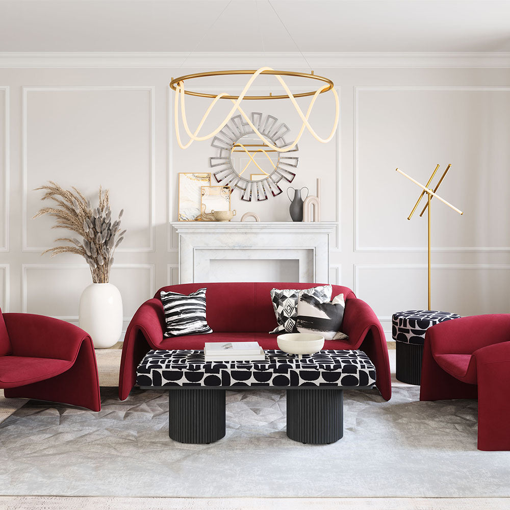 GARZA FLOOR LAMP BRASS