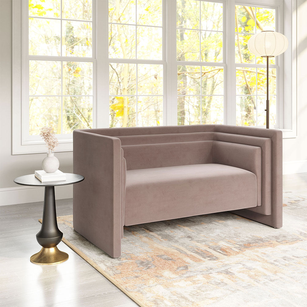 TRIPPEL LOVESEAT TAUPE
