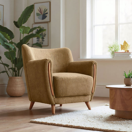 HAKO ACCENT CHAIR OLIVE GREEN