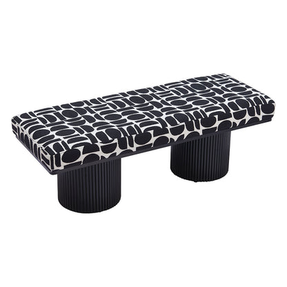 BOTOIA BENCH BLACK & WHITE
