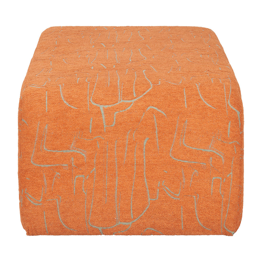 NENDO BENCH ABSTRACT ORANGE