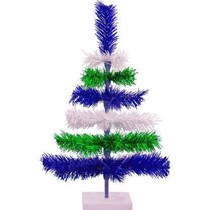 EARTH DAY LAYERED TINSEL TREES