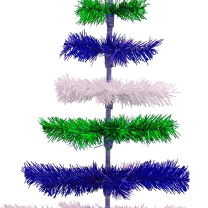 EARTH DAY LAYERED TINSEL TREES