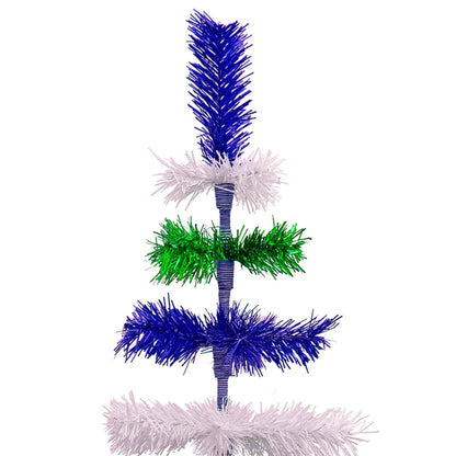 EARTH DAY LAYERED TINSEL TREES