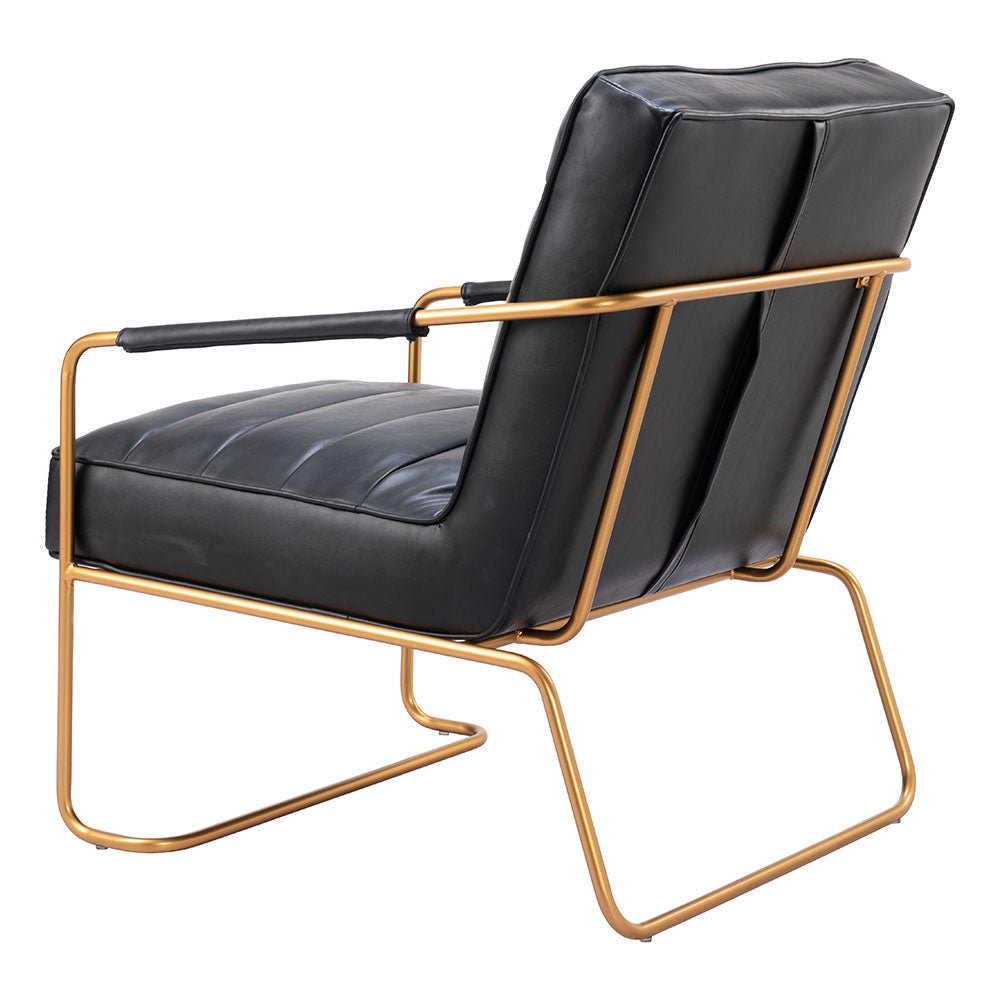 DALLAS ACCENT CHAIR VINTAGE BLACK