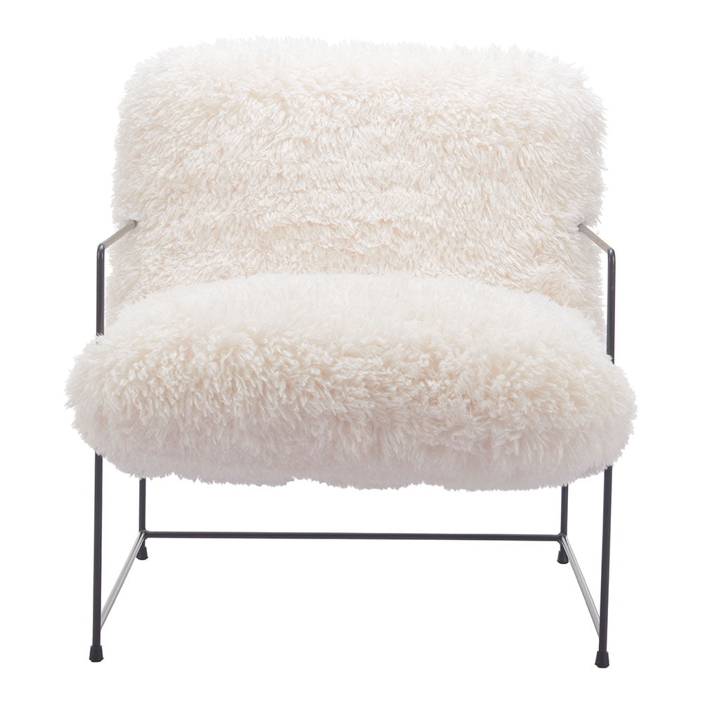 PELUT ACCENT CHAIR WHITE