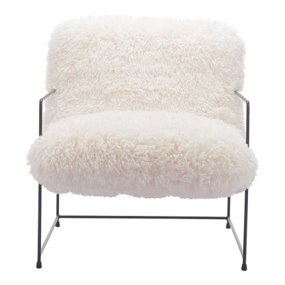PELUT ACCENT CHAIR WHITE