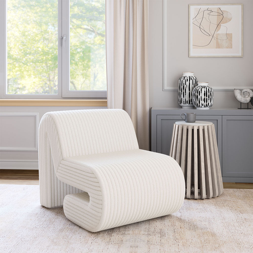 OPAM ACCENT CHAIR WHITE