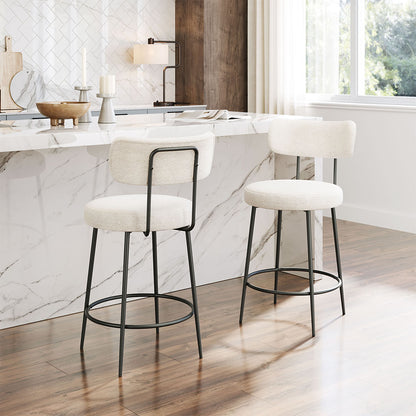 BLANCA COUNTER STOOL IVORY