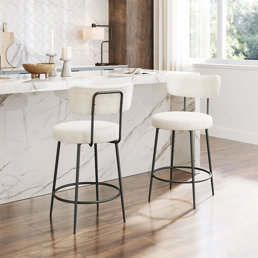 BLANCA COUNTER STOOL IVORY