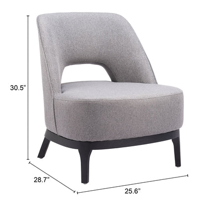 MISTLEY ACCENT CHAIR GRAY