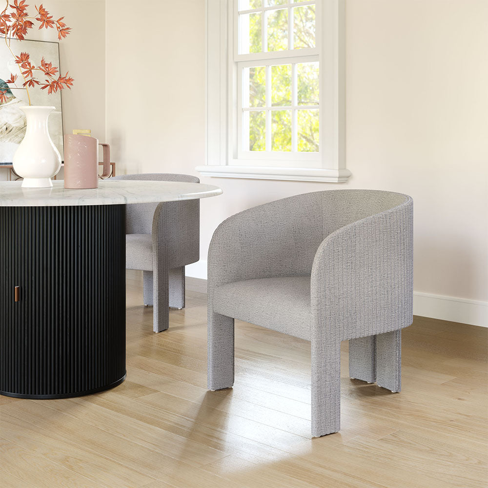 HULL ACCENT CHAIR SLATE GRAY