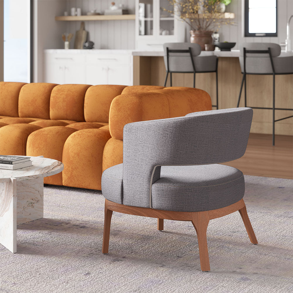 PENRYN ACCENT CHAIR SLATE GRAY