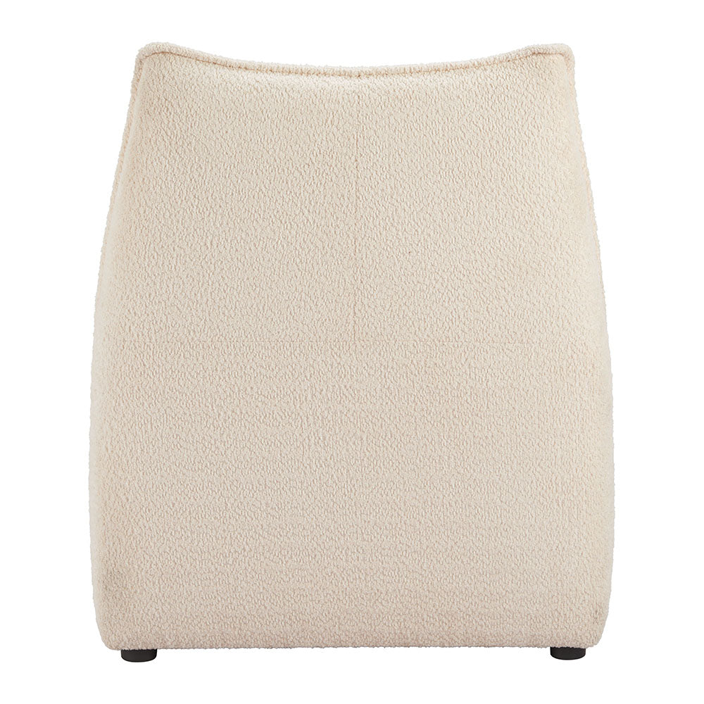 PREDA LOUNGE CHAIR  & OTTOMAN LVORY