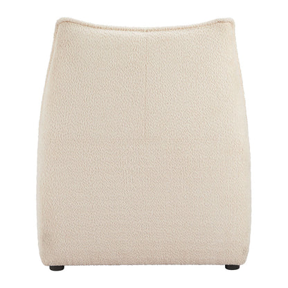 PREDA LOUNGE CHAIR  & OTTOMAN LVORY