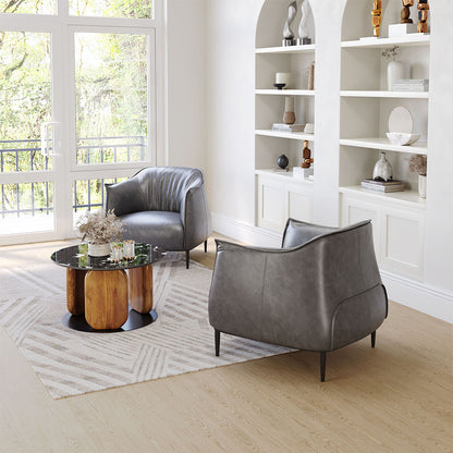 JULIAN ACCENT CHAIR GRAY