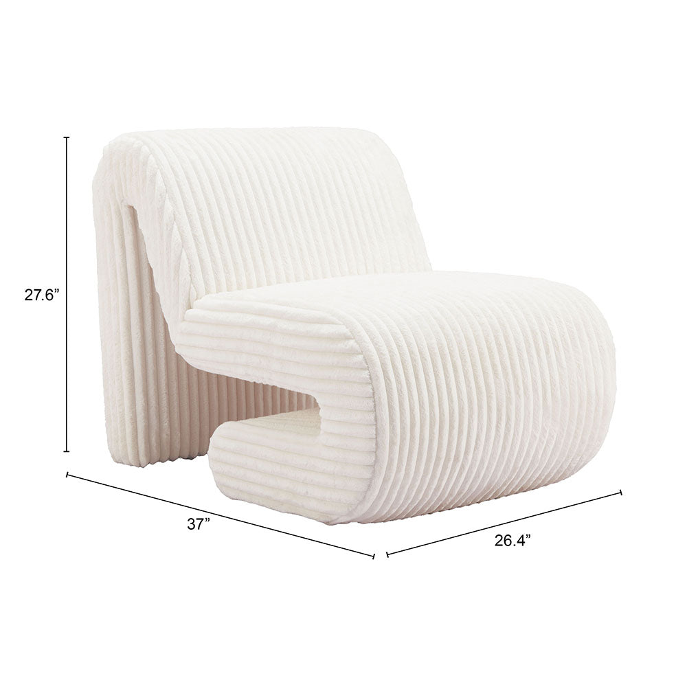 OPAM ACCENT CHAIR WHITE