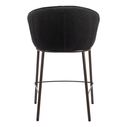 ESSEN COUNTER STOOL BLACK & BRONZE