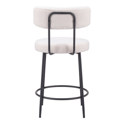 BLANCA COUNTER STOOL IVORY
