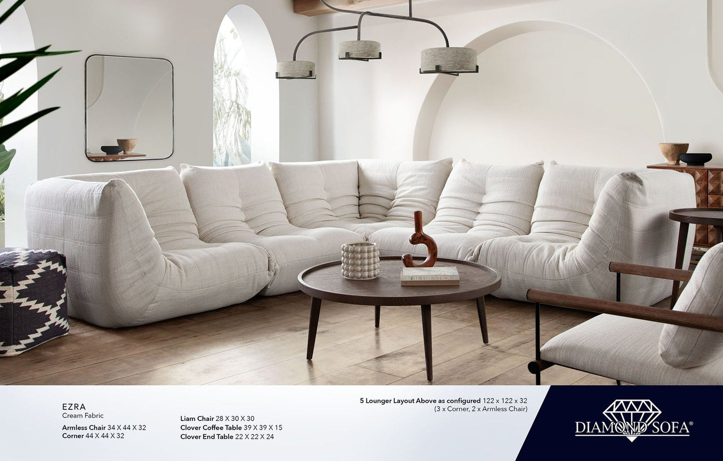 EZRA MODULAR LOUNGER