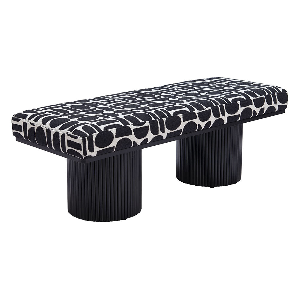 BOTOIA BENCH BLACK & WHITE
