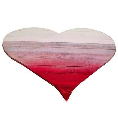 FADING WOODEN VALENTINE'S DAY HEART
