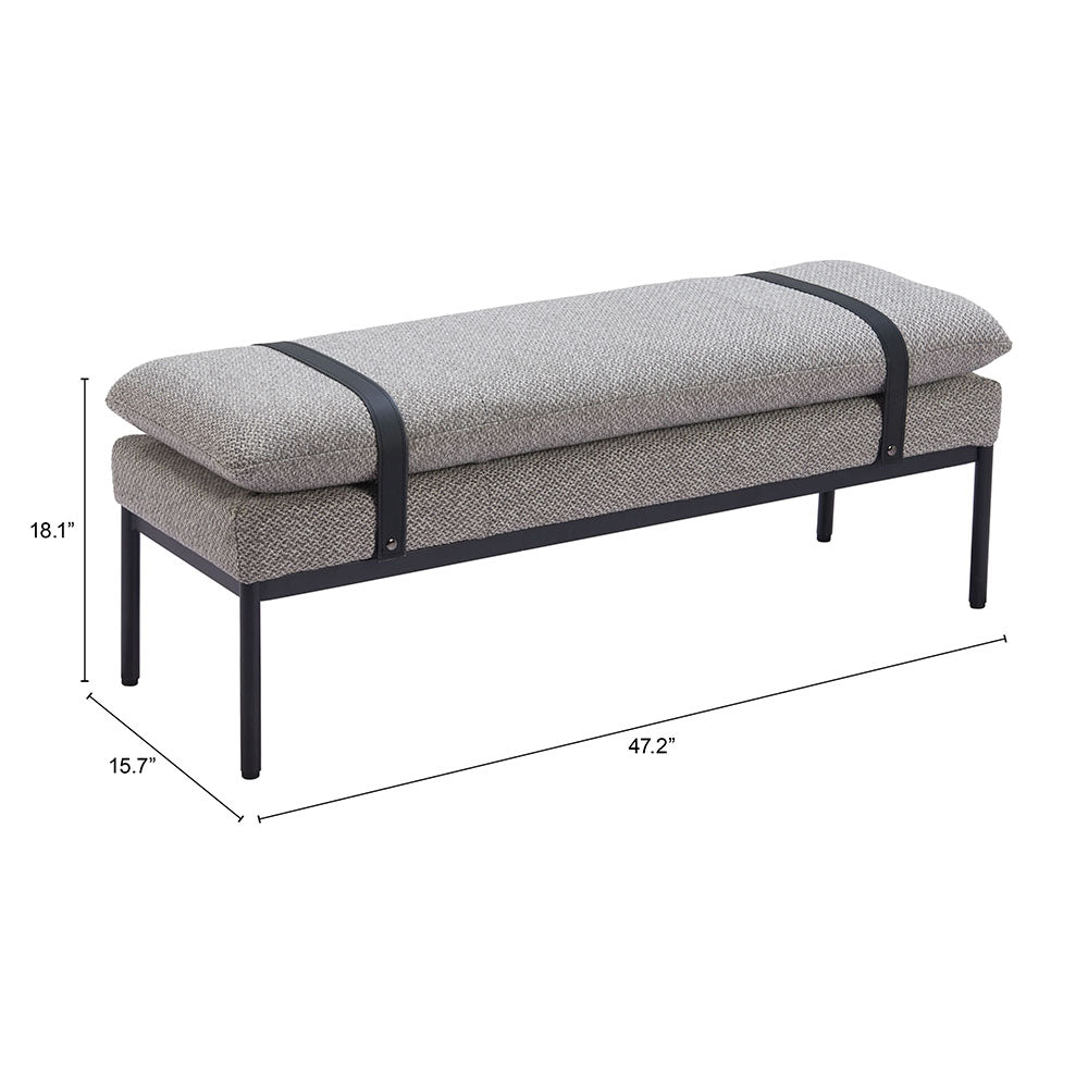 PADD BENCH GRAY