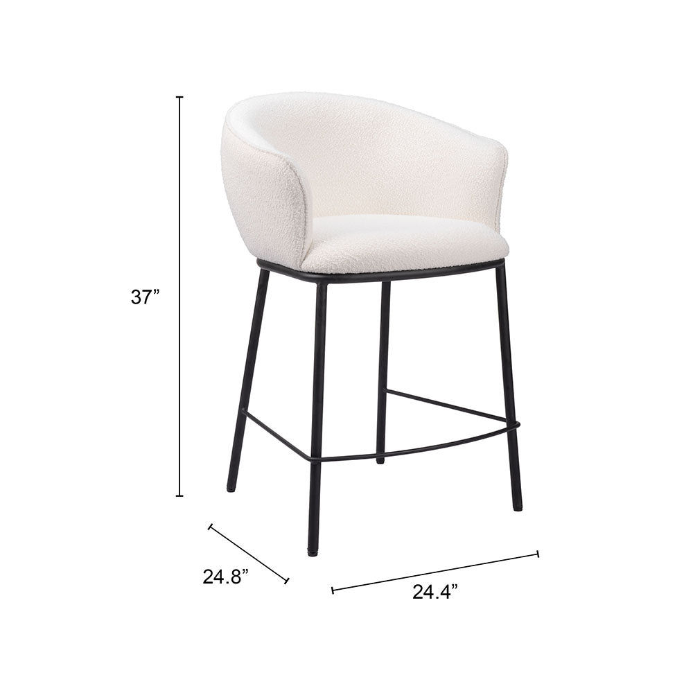 ESSEN COUNTER STOOL LVORY