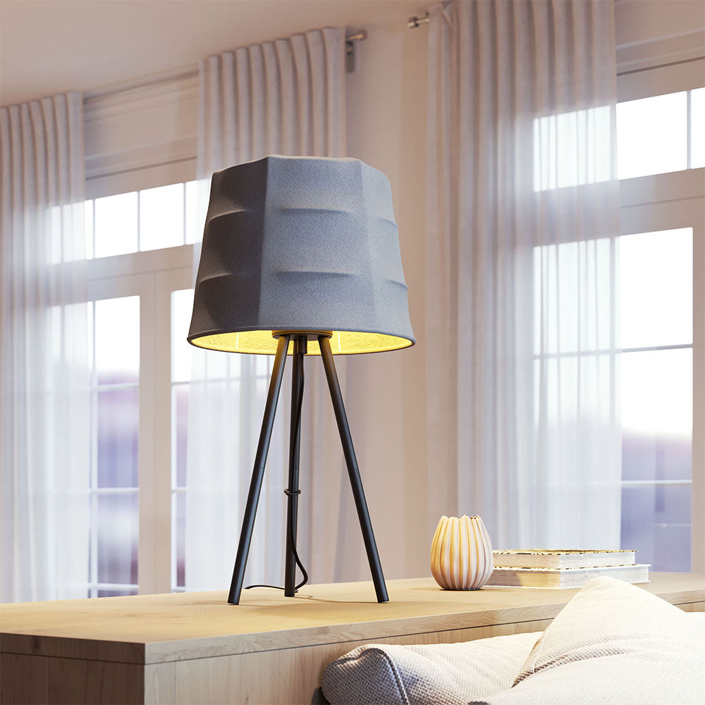 MOZZI TABLE LAMP GRAY & BLACK